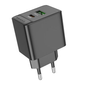 Incarcator de retea Borofone BAS14A Erudite (PD20W + QC3,0) [Black]