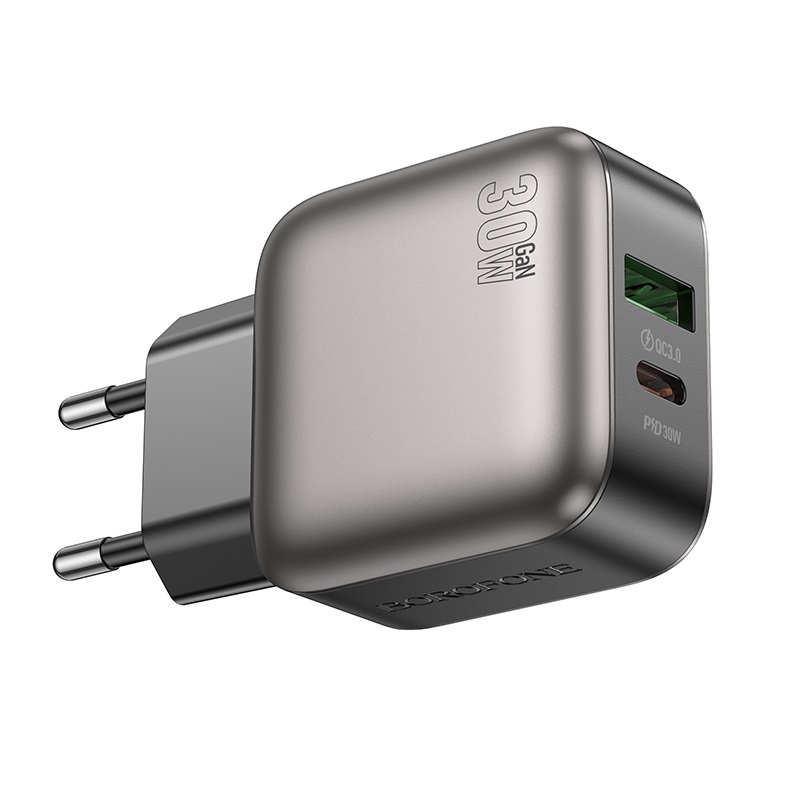 Incarcator de retea Borofone BAS55A Absolute PD30W+QC3.0 (EU) [Black] 