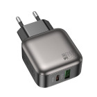 Incarcator de retea Borofone BAS55A Absolute PD30W+QC3.0 (EU) [Black] 