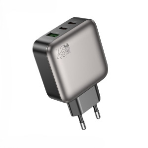 Incarcator de retea Borofone BAS56A Absolute PD45W(2C1A) charger(EU) [Black]