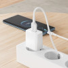Incarcator de retea Borofone BAS71A Source single-port charger set(Type-C)(EU) [White]