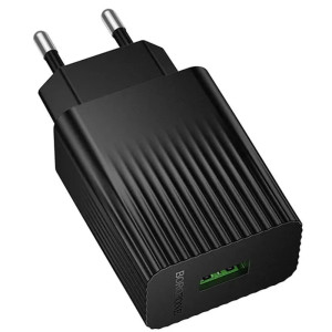 Incarcator de retea Borofone BAS72A Source single port QC3.0 charger(EU) [Black]