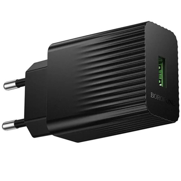 Incarcator de retea Borofone BAS72A Source single port QC3.0 charger(EU) [Black]