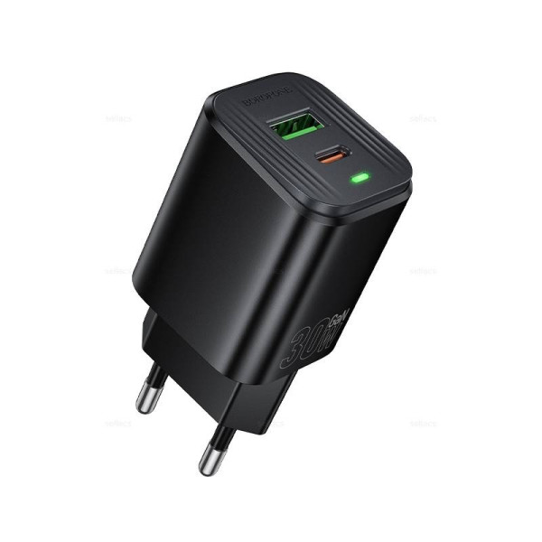 Incarcator de retea Borofone BAS85A Star PD30W+QC3.0 charger(EU) [Black]