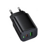 Incarcator de retea Borofone BAS85A Star PD30W+QC3.0 charger(EU) [Black]