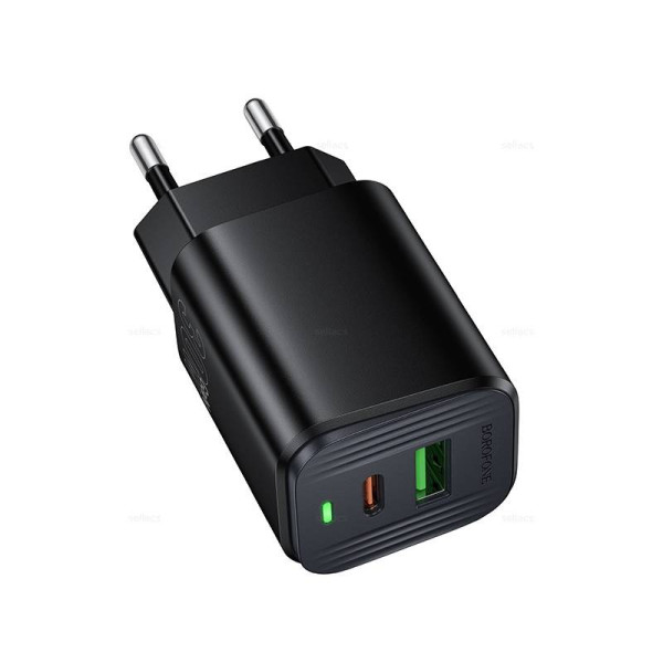 Incarcator de retea Borofone BAS85A Star PD30W+QC3.0 charger(EU) [Black]