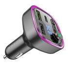 FM Модулятор Borofone BC48 Broad QC3.0 car BT FM transmitter [Black]