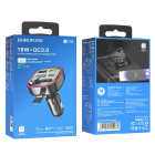 FM Модулятор Borofone BC48 Broad QC3.0 car BT FM transmitter [Black]
