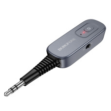 FM Модулятор Borofone BC51 Clear way AUX BT audio receiver/transmitter [Metal-Gray]