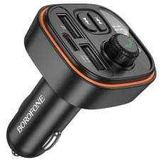 FM Модулятор Borofone BC59 Heroic car BT FM transmitter [Black]