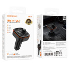 FM Модулятор Borofone BC59 Heroic car BT FM transmitter [Black]