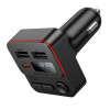 FM Модулятор Borofone BC60 Hero 35W(1A1C) car BT FM transmitter [Black]