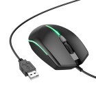 Mouse Borofone BG10 Soaring game luminous wired [Black]