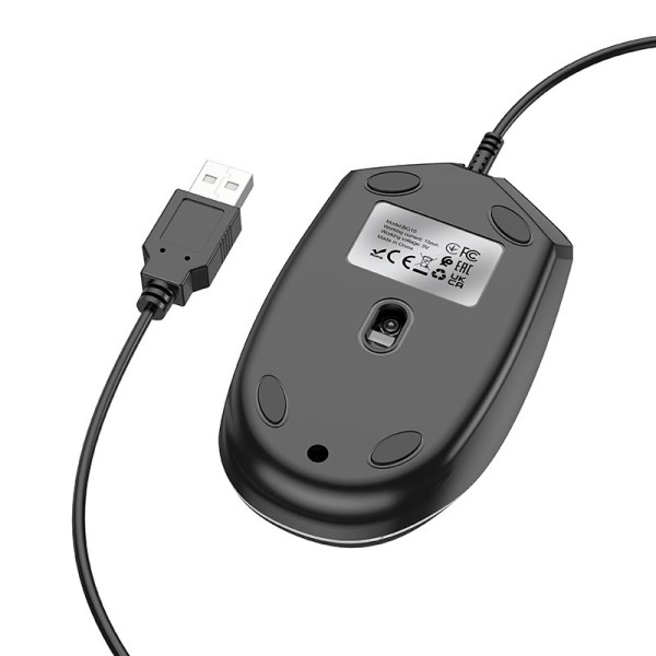Mouse Borofone BG10 Soaring game luminous wired [Black]