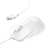 Mouse Borofone BG4 Universal Business Wired Mouse [White]