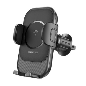 Suport Auto Borofone BH204 Rusher wireless fast charging [Black]