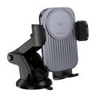 Suport Auto Borofone BH222 Leading push-type wireless fast charging car holder [Black]