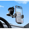 Suport Auto Borofone BH222 Leading push-type wireless fast charging car holder [Black]