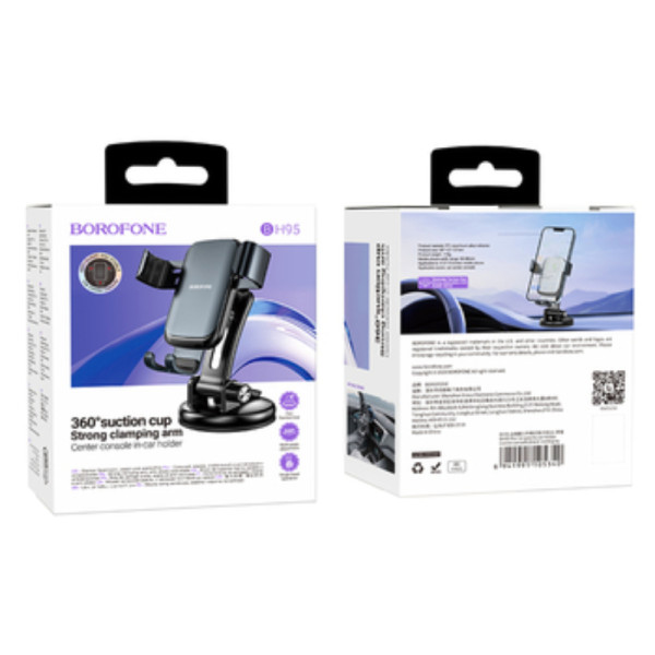 Suport auto Borofone BH95 Warrior gravity [Metal-Gray]