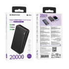 Power Bank Borofone BJ56A Graceful 22.5W+PD20W fully compatible (20000mAh) [Black]