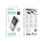 Power Bank Borofone BJ75A Foinse 22.5W+PD20W fully compatible with display(20000mAh) [Silver]