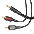 Cablu Borofone BL11 AUX 3.5mm to RCA (1.5m) [Black]
