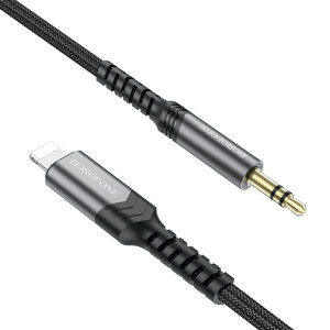 Cablu Borofone BL15 Audio AUX 3.5mm to Lightning (1m)[Black]