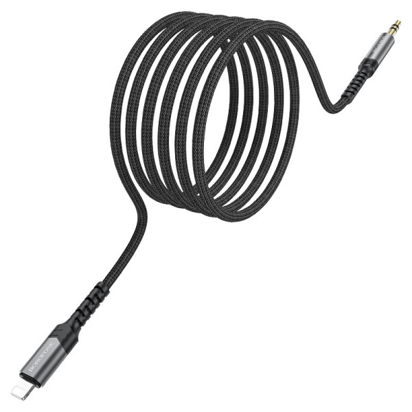 Cablu Borofone BL15 Audio AUX 3.5mm to Lightning (1m)[Black]