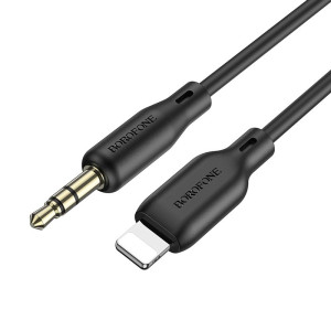 Cablu Borofone BL18 3.5 Audio Jack to Lighting (1M) [Black]