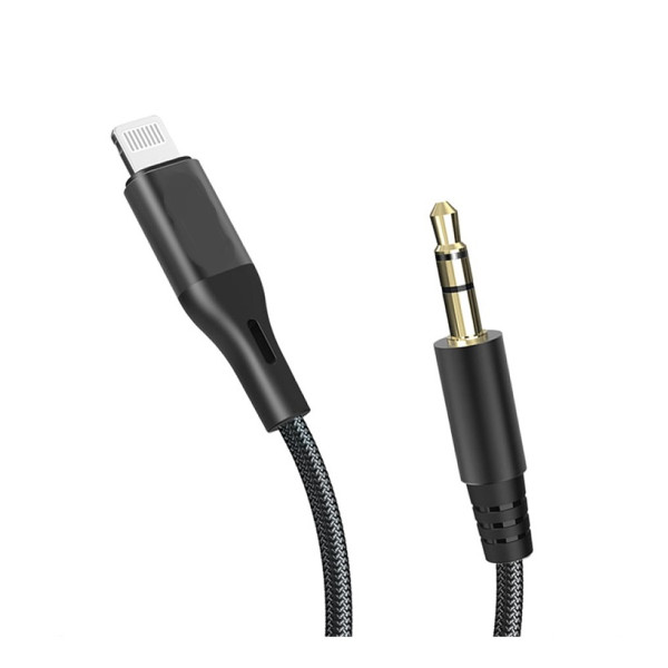 Кабель Borofone BL18 3.5 Audio Jack to Lighting (1M) [Black]