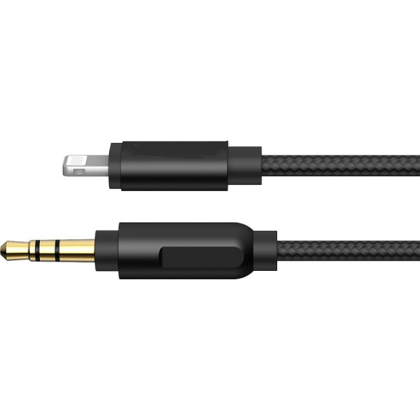 Кабель Borofone BL18 3.5 Audio Jack to Lighting (1M) [Black]