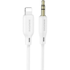 Кабель Borofone BL18 iP silicone digital audio conversion cable [White]