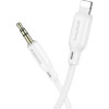 Cablu Borofone BL18 iP silicone digital audio conversion cable [White]