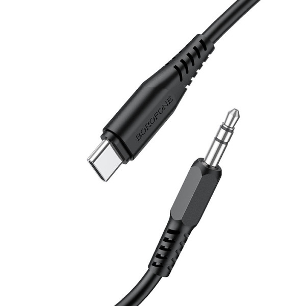 Cablu Borofone BL18 3.5 Audio Jack to Type-C (1M) [Black]