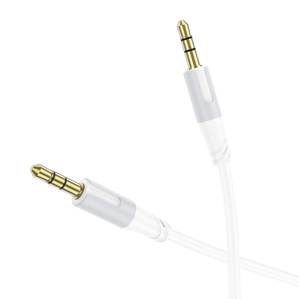 Cablu Borofone BL19 Creator AUX audio cable (1m) [White]