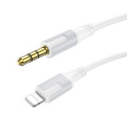 Cablu Borofone BL19 iP silicone digital audio conversion cable (1m) [White]