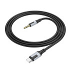 Cablu Borofone BL19 Type-C silicone digital audio conversion cable [Black]