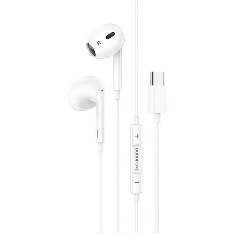 Casti Borofone BM30 Max Type-C (1.2m) [White]