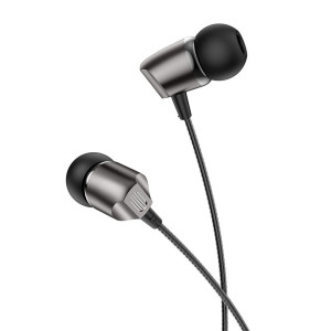 Наушники Borofone BM66 New sound with mic [Metal-Gray]