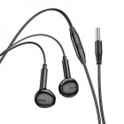Наушники Borofone BM71 Light song universal with microphone [Black]