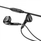 Наушники Borofone BM71 Light song universal with microphone [Black]