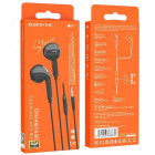 Наушники Borofone BM71 Light song universal with microphone [Black]