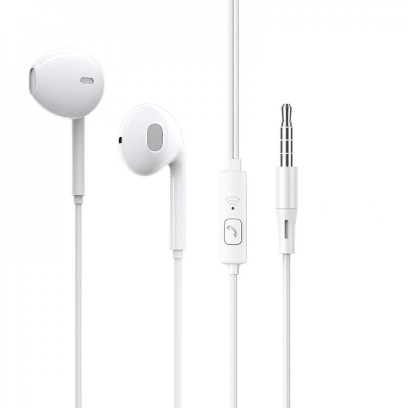 Наушники Borofone BM71 Light song universal with microphone [White]