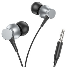 Наушники Borofone BM73 Platinum universal with microphone [Metal-Gray]