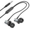 Casti Borofone BM73 Platinum universal with microphone [Metal-Gray]