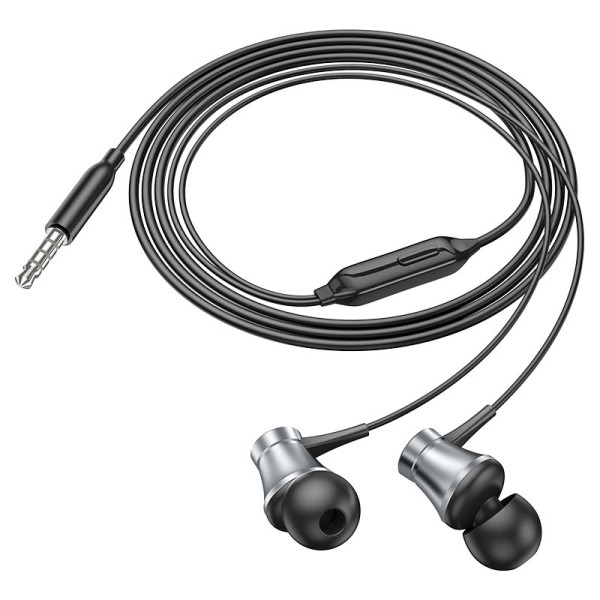 Casti Borofone BM73 Platinum universal with microphone [Metal-Gray]