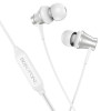 Casti Borofone BM73 Platinum universal with microphone [Silver]