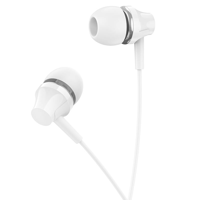 Наушники Borofone BM74 Singer universal with microphone [White]