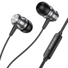 Наушники Borofone BM75 Platinum Metal with microphone [Metal-Gray]