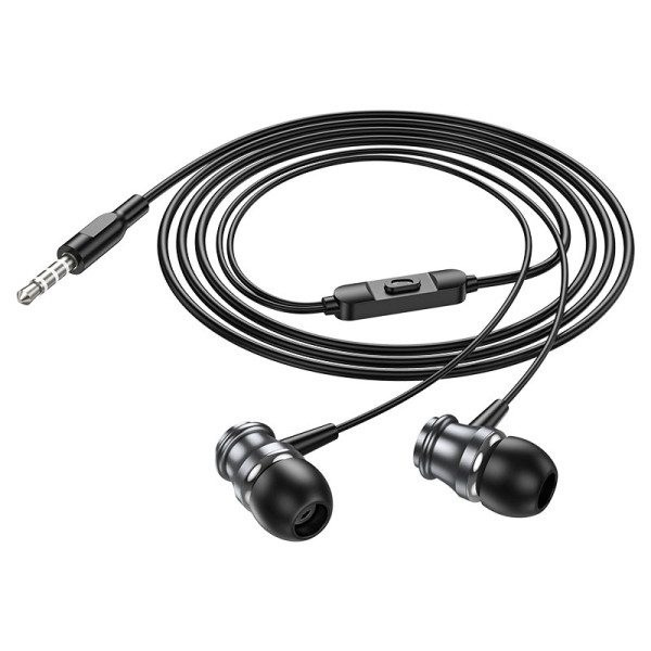Casti Borofone BM75 Platinum Metal with microphone [Metal-Gray]